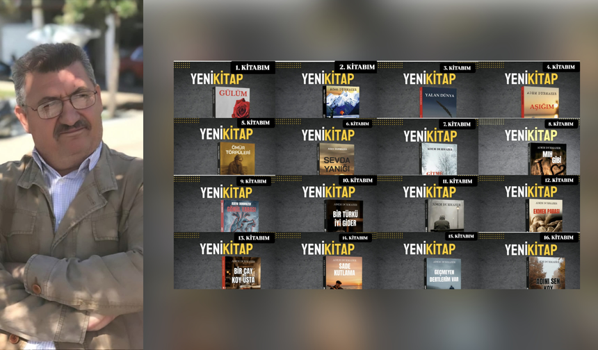 Alanya’da bir gönül insanı: Adem Durmazer, şiirleriyle rekora koşuyor