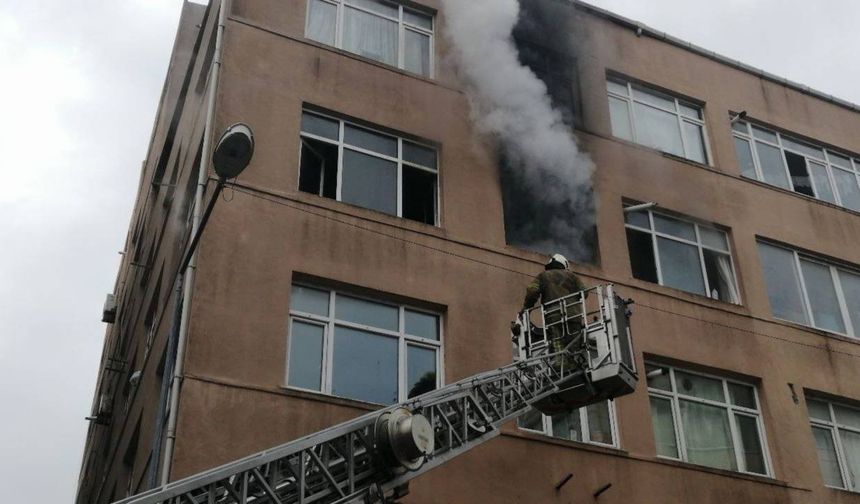 Korkutan baca yangını: Genç kız hastanelik oldu