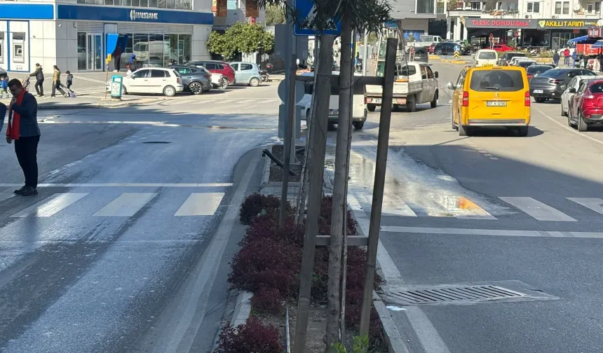 Alanya’nın göbeğindeki su israfına tepki