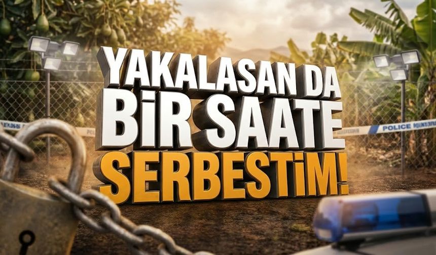 Alanya’da hırsızın skandal cevabı: "Yakalasan da bir saate serbestim!"
