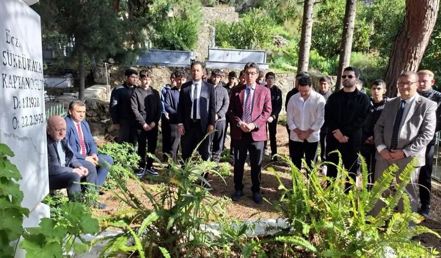 Merhum Şükrü Kaptanoğlu, Alanya’da dualarla anıldı