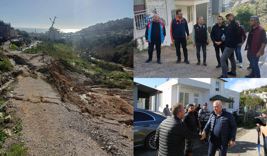 Heyelan villaları vurdu, sel işletmeleri yuttu: Alanya’da yağışın acı bilançosu!