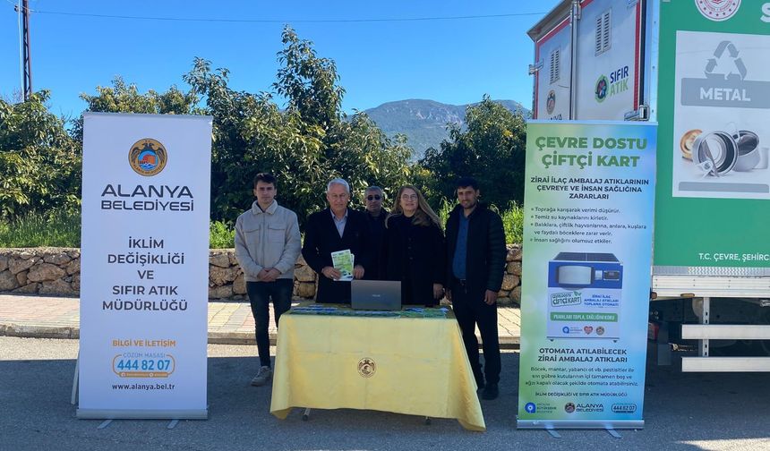 Alanya’da atığını getiren ödülü kapıyor