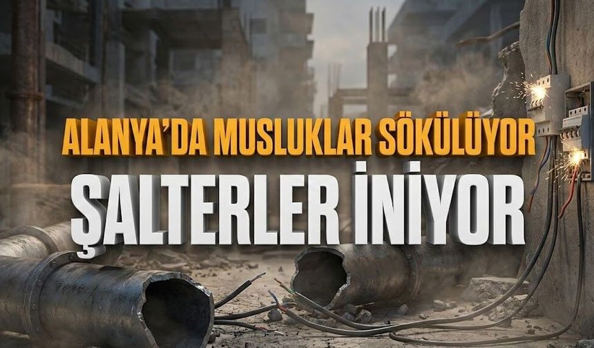 Alanya’da onlara büyük darbe: Elektrik ve su kesiliyor