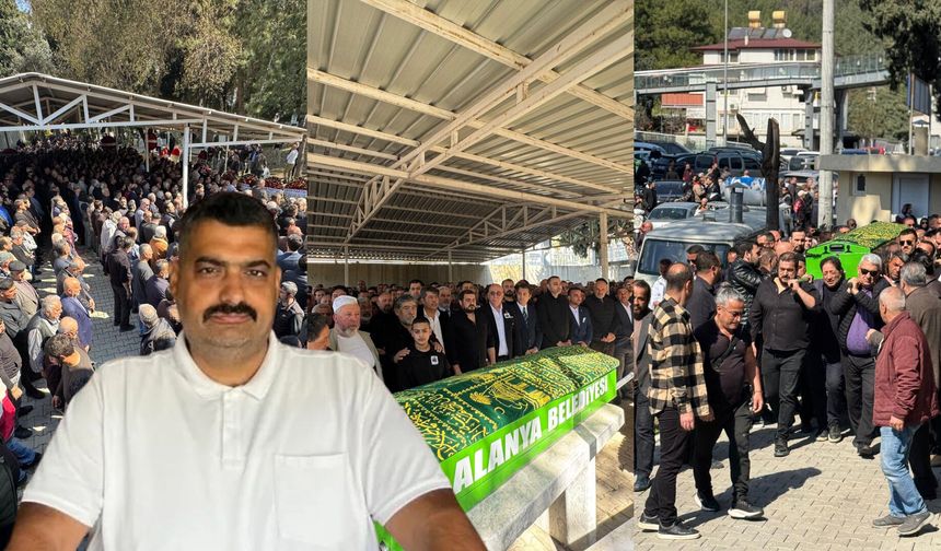 Alanya'da mahşeri kalabalık! Alper Arıkan dualarla uğurlandı