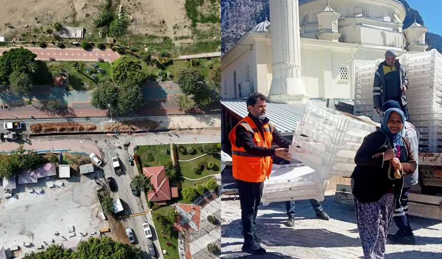 Yer altına milyarlar gömüldü ve kırsalda üretim şahlandı