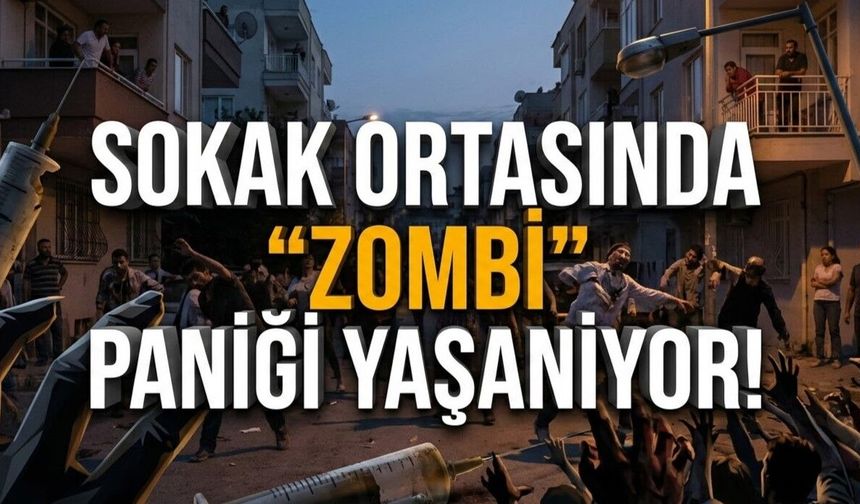 Sokak ortasında "Zombi" paniği yaşanıyor!