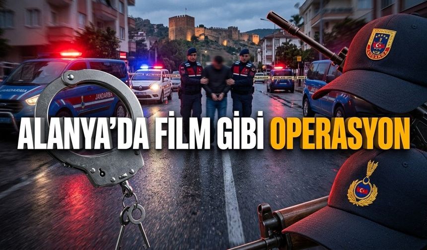 Baskın verildi! Alanya’da film gibi operasyon