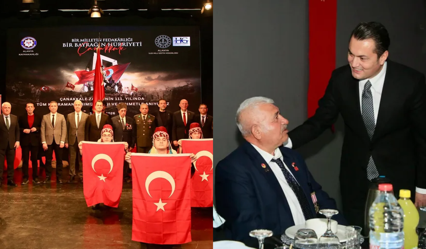 Alanya’da Çanakkale ruhu: Hem anma töreni hem iftar programı