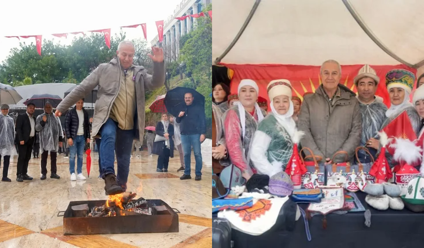 Alanya İskelesi’nde bahar ateşi yandı