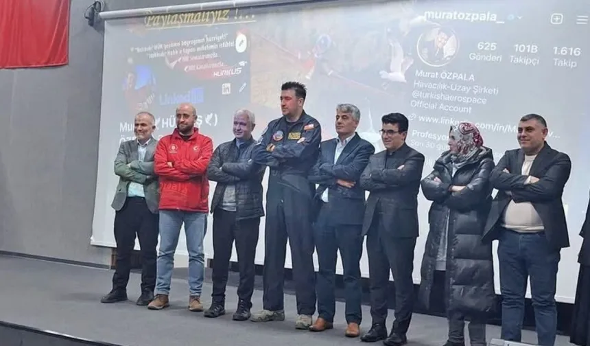 Gökyüzündeki gururumuz, Alanyalı gençlerle buluştu