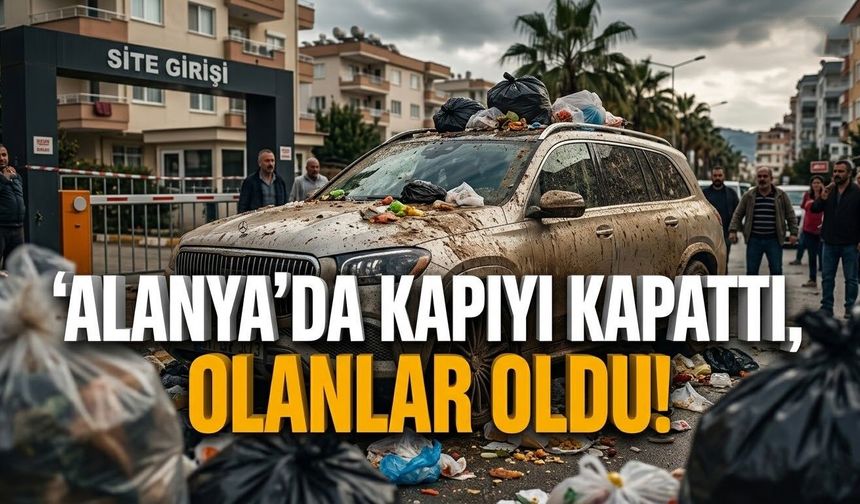 Alanya’da kapıyı kapattı, olanlar oldu!