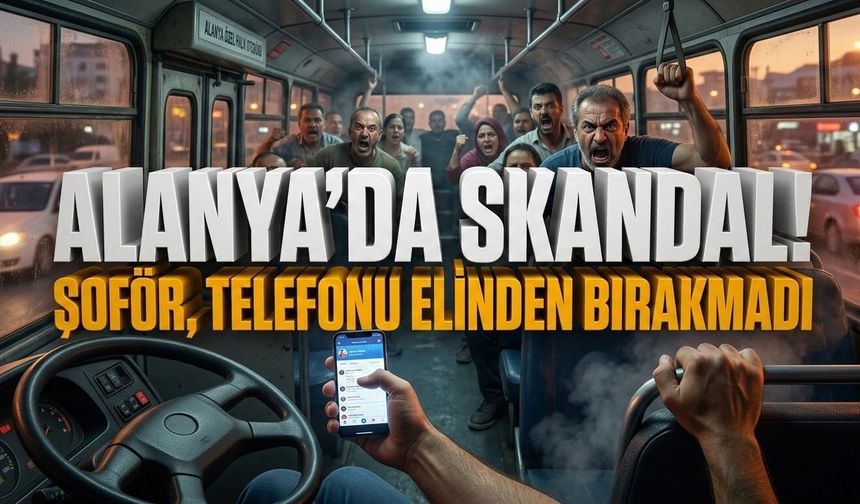 Alanya’da “Kaza yaparsın” diyen kadına ateş püskürdü