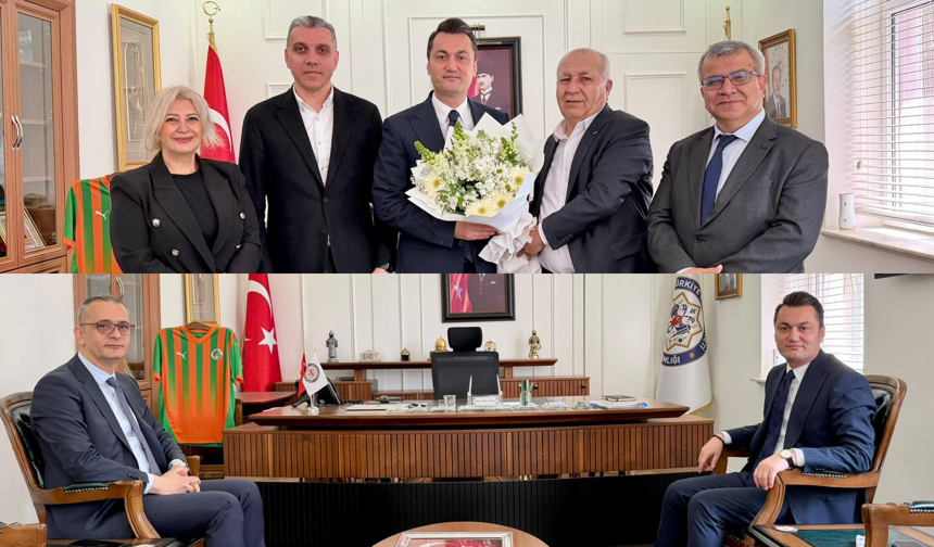 Sektör temsilcilerinden Kaymakam Öztürk’e ziyaret