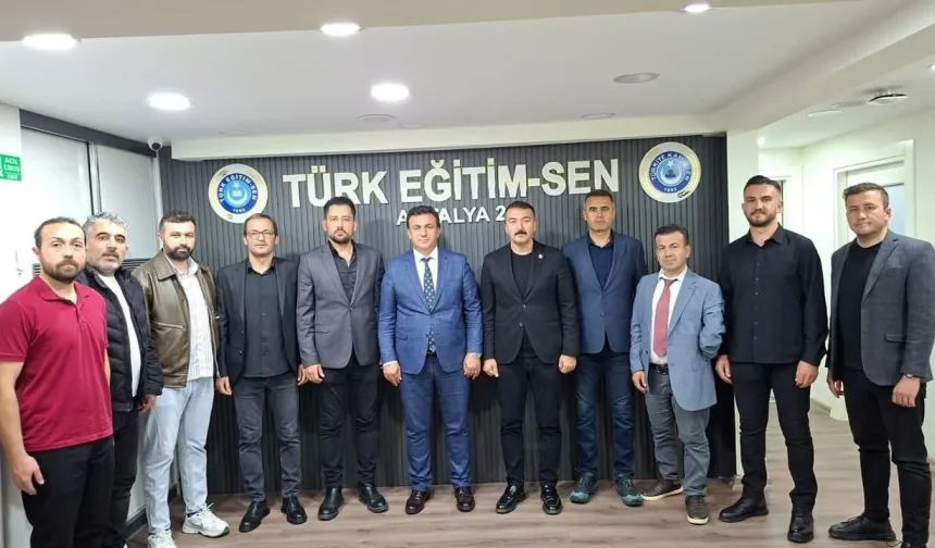 Müdür Yılmaz’dan Türk Eğitim-Sen’e önemli ziyaret