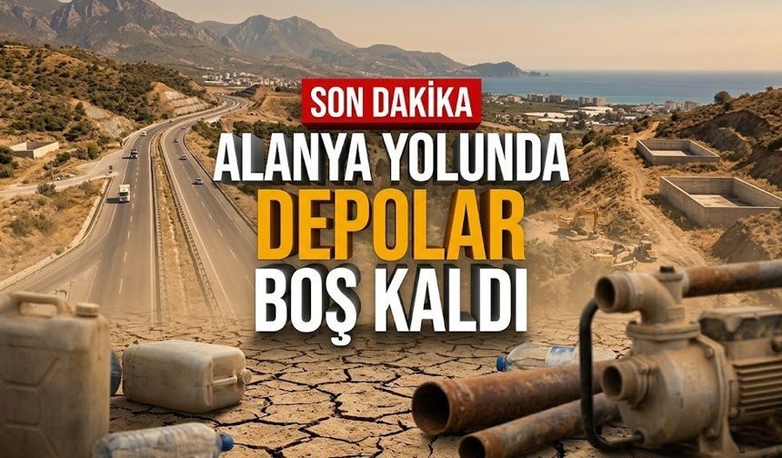 Kontaktaki rakam korkuttu: Alanya yolunda depolar boş kaldı