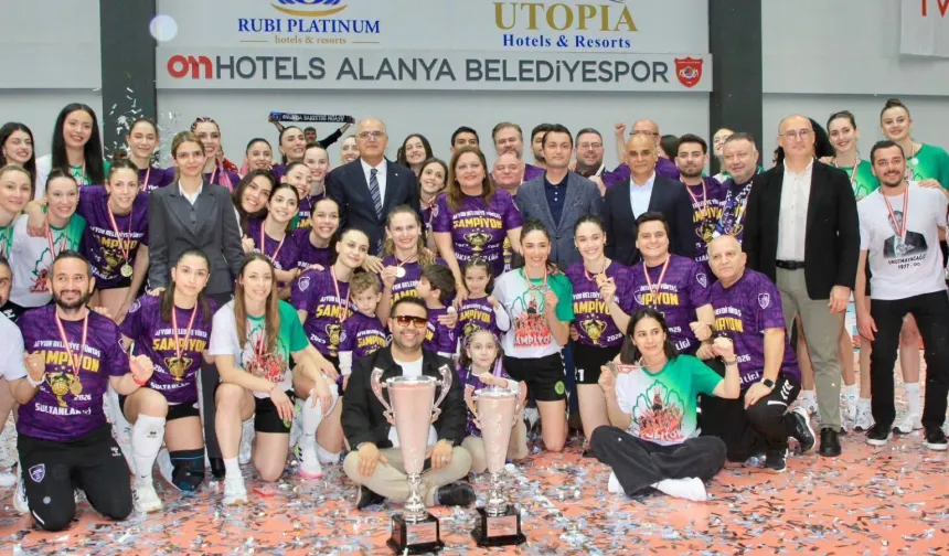 Alanya’da Sultanlar Ligi heyecanı: Kupalar sahiplerini buldu