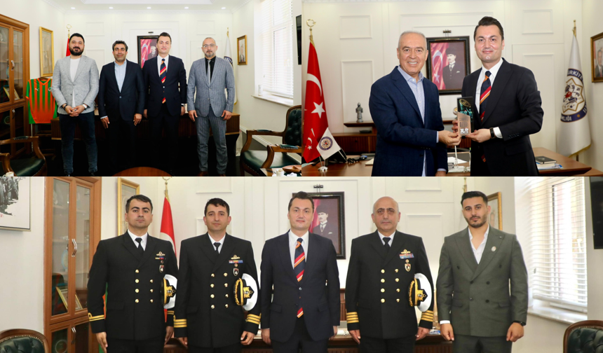 Üst düzey ziyaretler: Alanya Kaymakamlığı’nda protokol trafiği