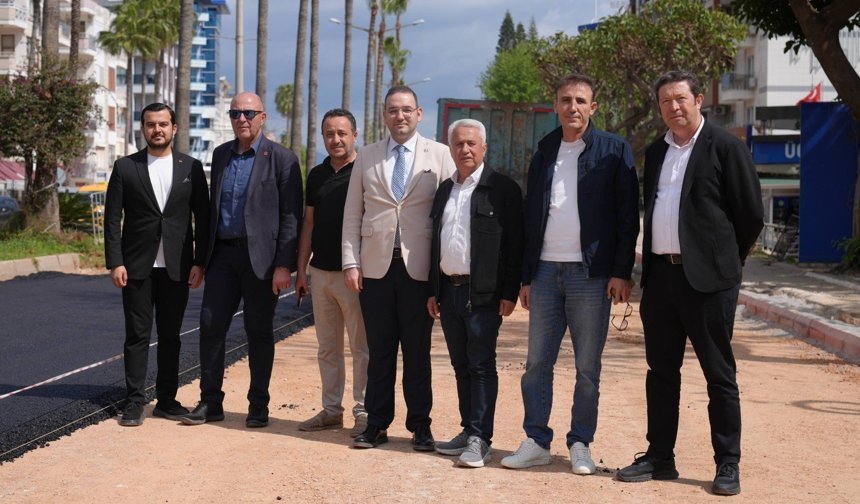 Alanya’nın kalbinde değişim: Atatürk Bulvarı pırıl pırıl oluyor