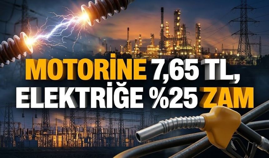 Alanya şokta! Motorine 7,65 TL, elektriğe %25 zam