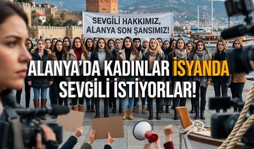Alanya’da kadınlar isyanda, sevgili istiyorlar!