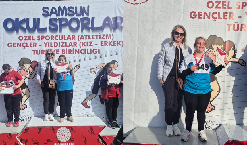 Alanya’nın melekleri Samsun’u salladı: İki Türkiye derecesi birden!