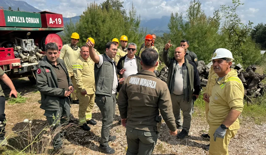 Alanya Orman İşletme’den nefes kesen tatbikat