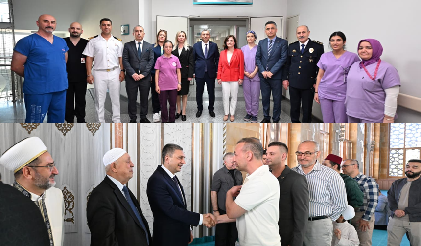 Vali Şahin'den Kurban Bayramı ziyaretleri