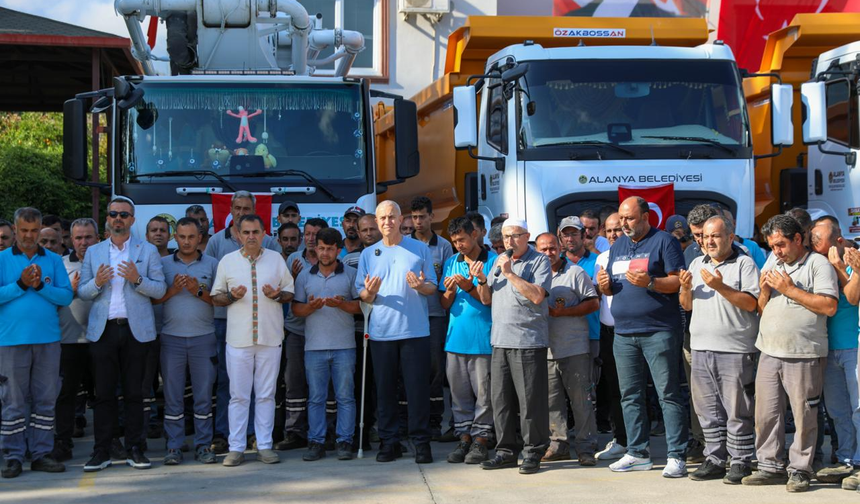 Alanya Belediyesi araç filosu güçleniyor