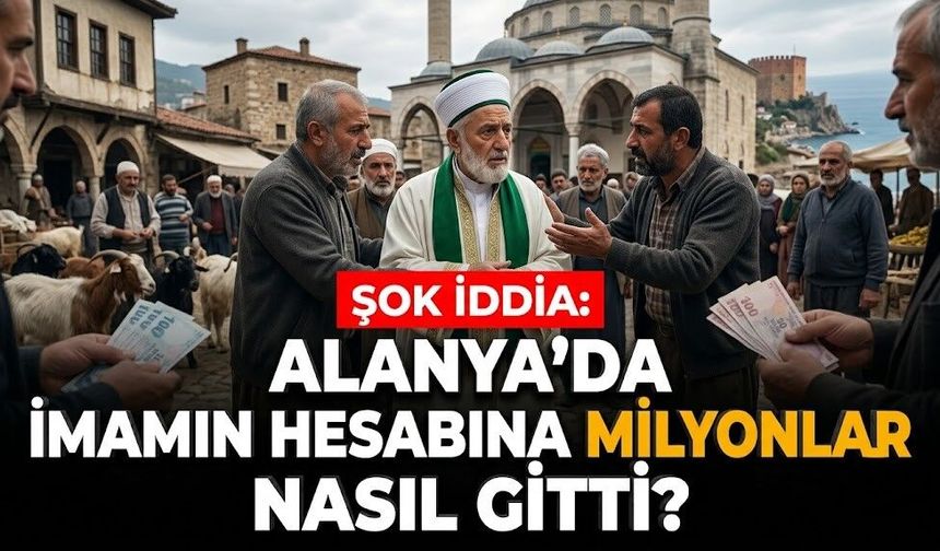 Alanya’da şok iddia: İmamın hesabına milyonlar nasıl gitti?