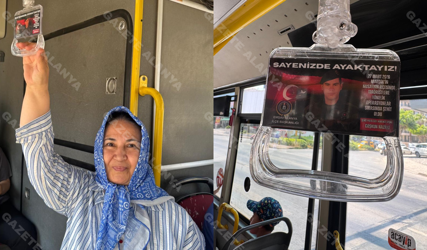 Alanya’da duygu dolu anlar: Şehit kardeşi gözyaşlarını tutamadı