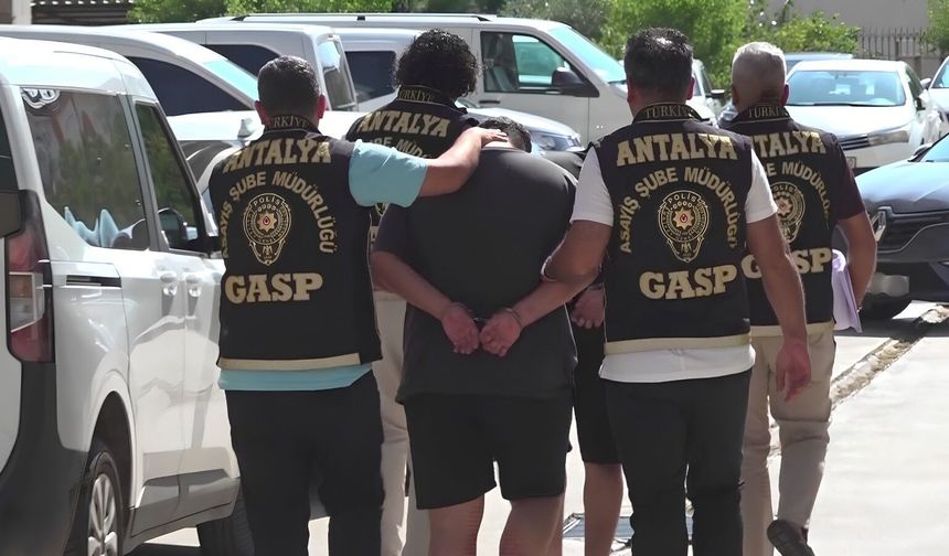 Antalya'da suç örgütü ve s*lahlı s*ldırılara geçit yok