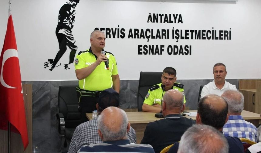 Alanya'da 154 şoför eğitime alındı