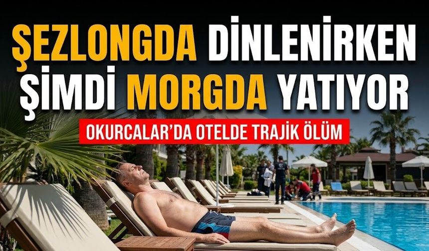 Şezlongda dinlenirken şimdi morgda yatıyor