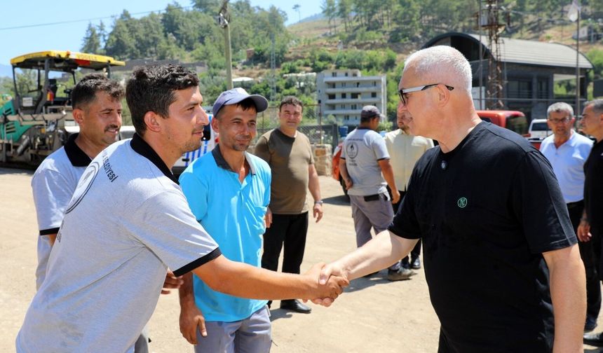 Alanya kırsalında ulaşım ve sosyal yaşam güçleniyor