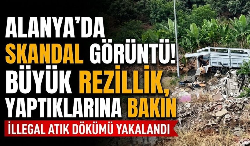Alanya'da skandal görüntü! Büyük rezillik, yaptıklarına bakın