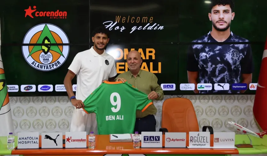 Alanyaspor’da yılın ilk imzası: Tunuslu genç golcü Omar Ben Ali