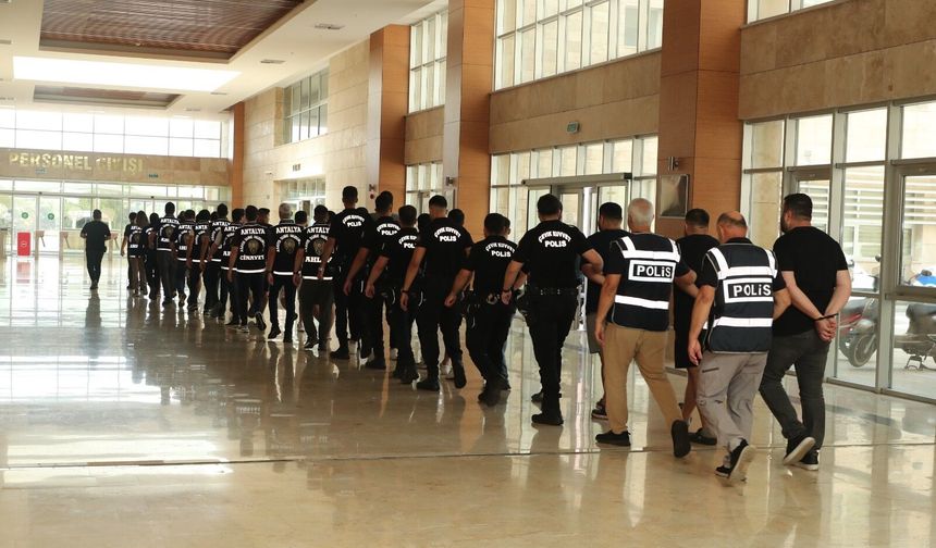 Antalya’da büyük operasyon: 'Son Durak' ile 14 tutuklama