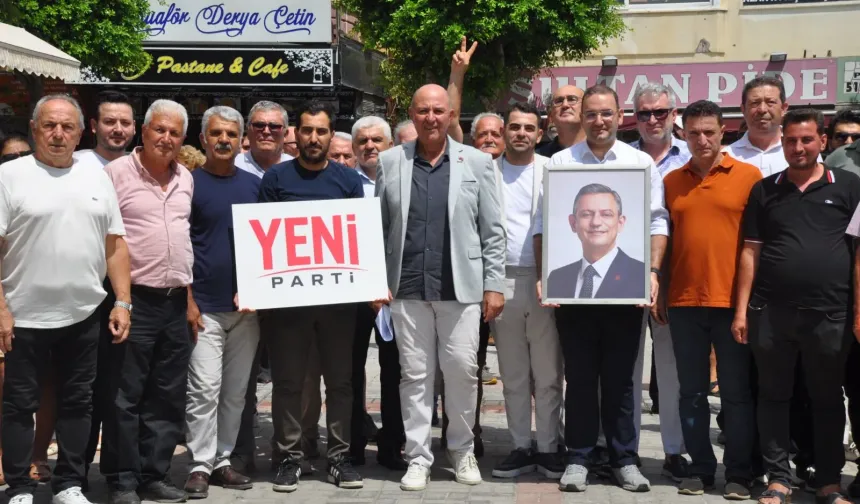 Alanya’da CHP’den istifa ederek Yeni Parti’ye geçtiler