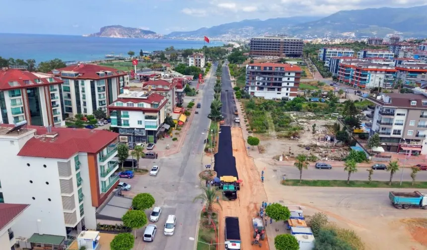 Kestel’de sıcak asfalt heyecanı