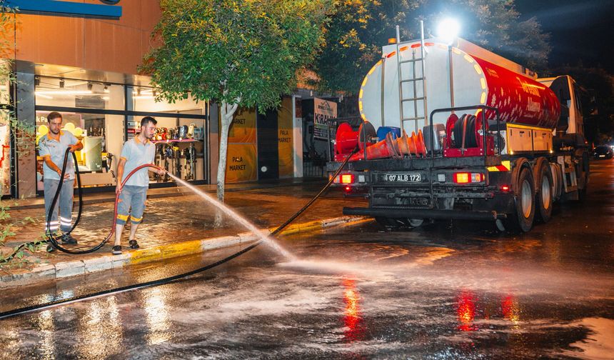 Alanya’nın her noktasında kapsamlı temizlik harekatı