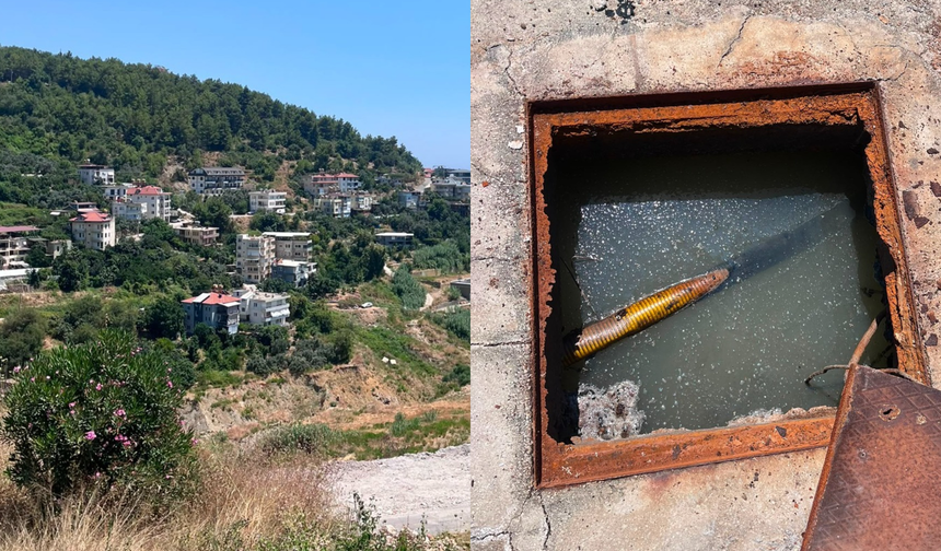 Alanya’da villaların foseptiğini Hacet Deresi’ne bağlamışlar