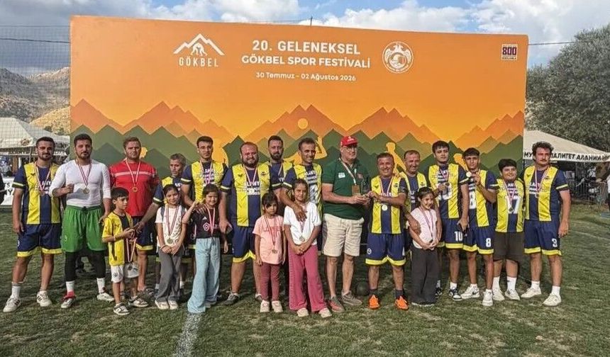 Gökbel Futbol Turnuvası'nda rüzgar gibi estiler