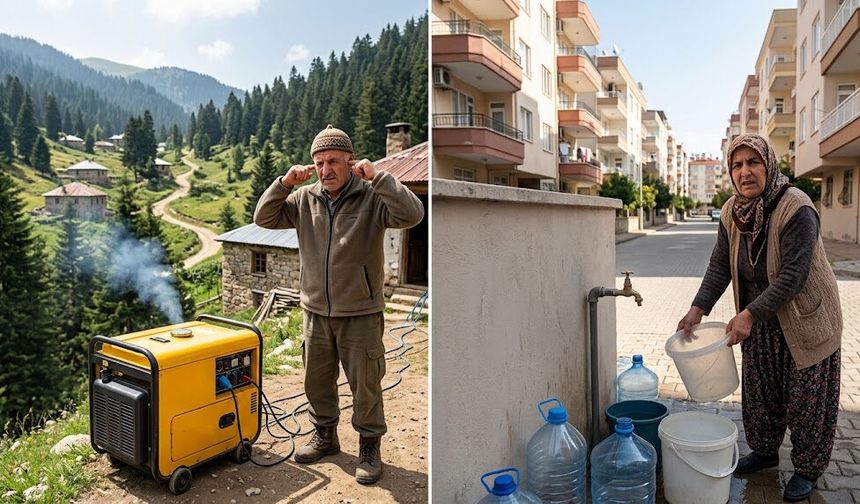 Jeneratörler huzur kaçırdı, su krizi patlak verdi