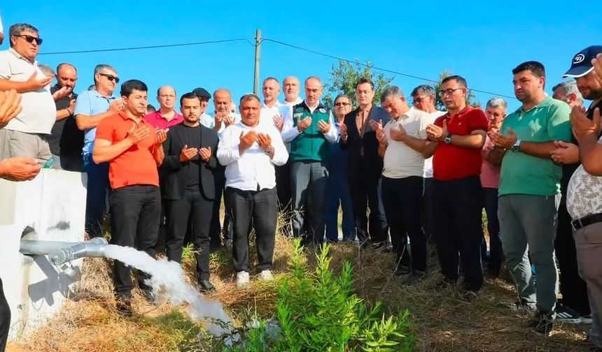Yeşilöz ve Keşefli'de çorak topraklara can suyu