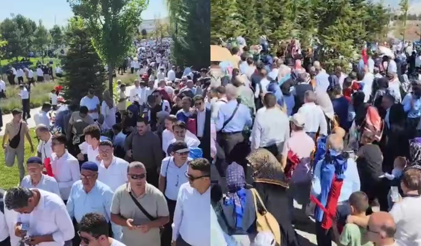 Süleyman Hilmi Tunahan Hazretlerinin talebelerinden sessiz dayanışma