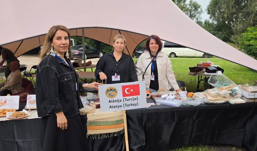 Kardeş şehir Talsi’de Alanya’nın kültürü ve yerel değerleri tanıtıldı