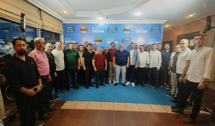 Cuma Pazarı’nda Eray Erdem sürprizi: Seçim ofisi hınca hınç doldu