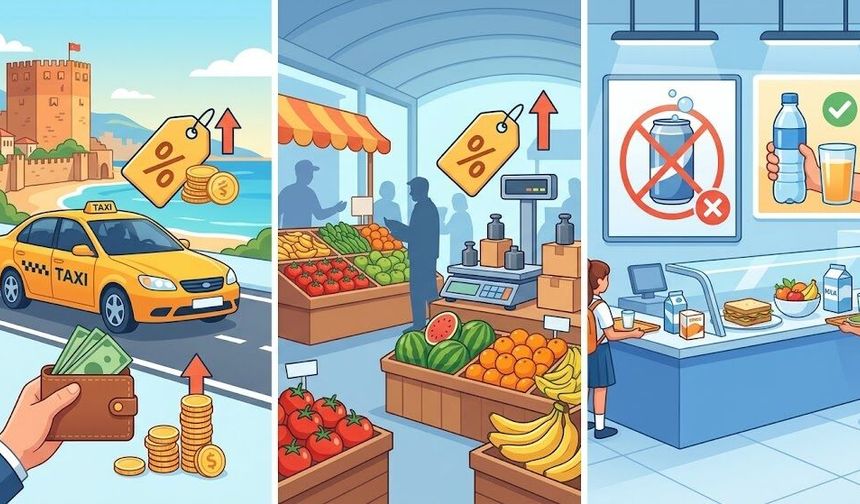 Yeni kurallar geliyor: Alanya’da taksiye ve hale zam, gazlı içeceğe yasak