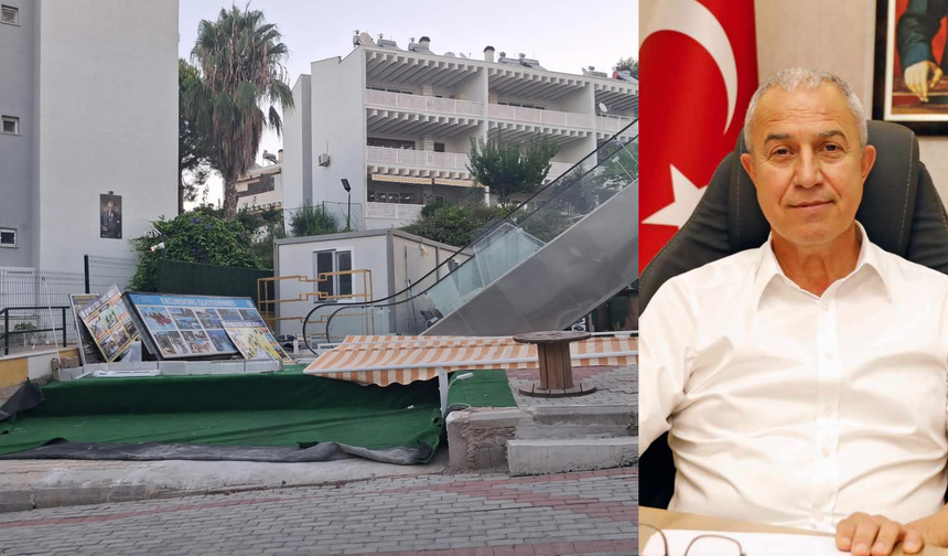 Özçelik’ten kaçak yapılara balyoz! Okurcalar’da kaçak işyeri yerle bir edildi